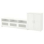 Тумба под ТВ - IKEA BRIMNES, 258х41х95 см, белый, БРИМНЭС/БРИМНЕС ИКЕА