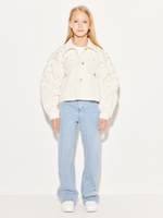 Куртка DROPS VELVET CHILD, белый