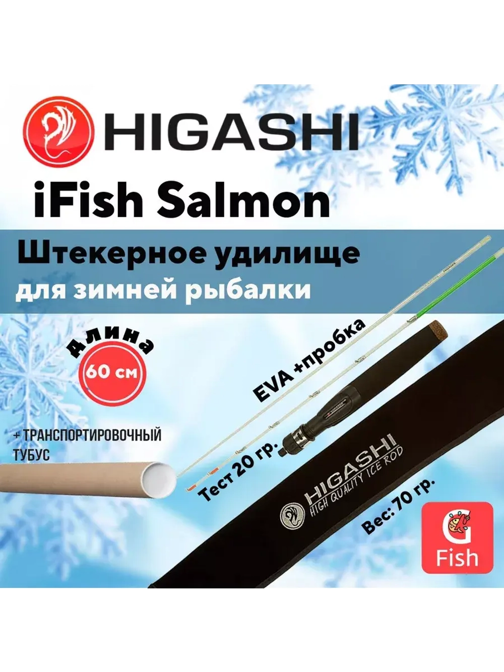 Удилище зимнее iFish Salmon 28гр