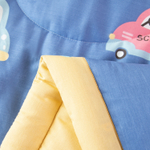 Комплект постельного белья Сатин с Одеялом Young 100% хлопок на резинке OBKR023