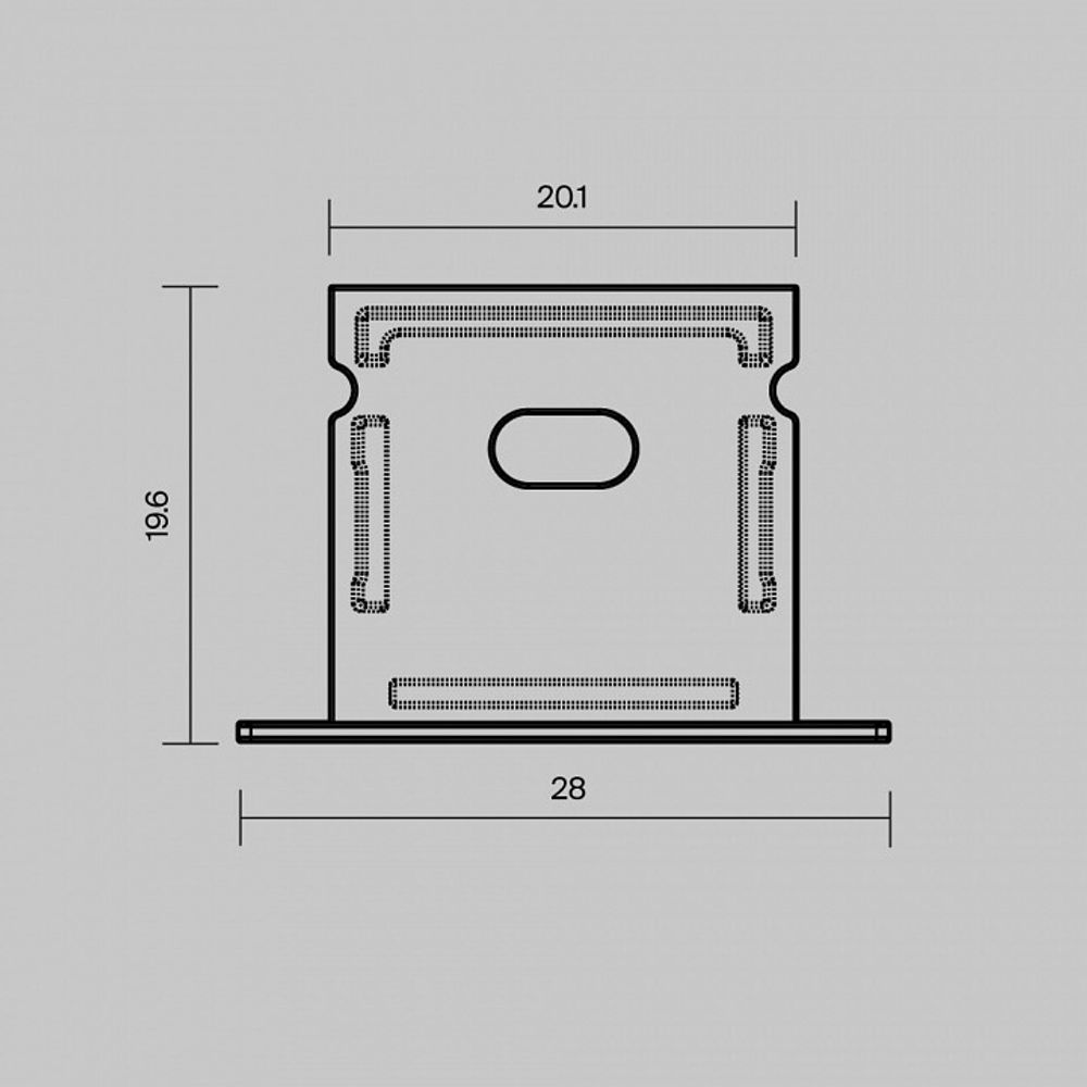 Заглушка для профиля Maytoni  642070