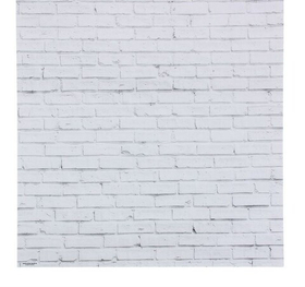 Фотофон рулонный "Белый кирпич" 70см х 100 см.