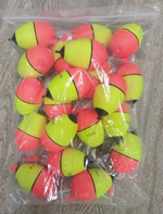 Набор поплавков щучьих 100 гр - желто-оранж