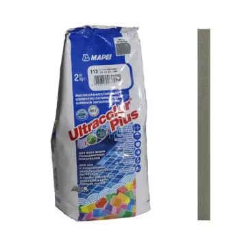 Mapei Ultracolor Plus №113 затирка для швов Темно-серый 2кг