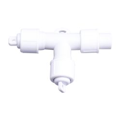 UTC-F90 Y3 WHITE Соединитель для гирлянд серии F90RPO. Т-образный. 1 вход-2 выхода. Белый. ТМ Uniel