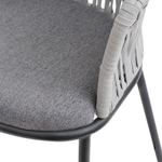 Стул полубарный Haugen, темно-серый/светло-серый