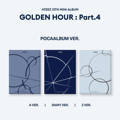Альбом ATEEZ - GOLDEN HOUR : PART.4 13th Mini Album POCAALBUM RANDOM Version