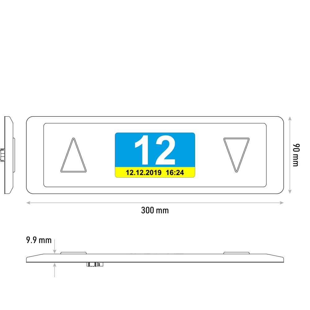 Пост индикации  AVOX-CANBUS 41В0 GENEMEK