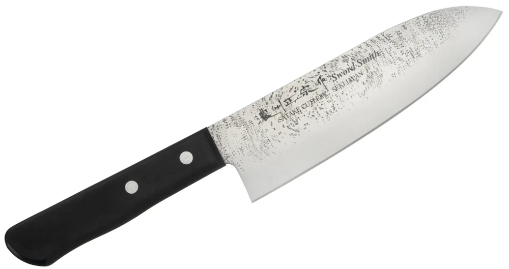 Satake Нож Satake Nashiji Black Pakka 17см Сантоку