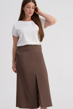 Юбка женская 4656А, кофемилк #513Коф014656А