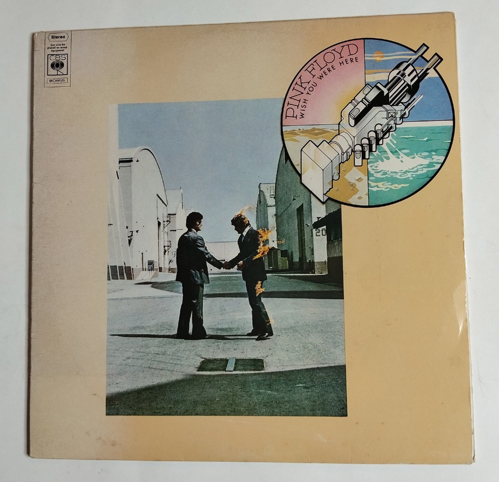 Винтажная виниловая пластинка LP Pink Floyd Wish You Were Here (Израиль 1975)