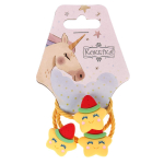 Резинки для волос детские 3шт "Карамельки.Звезды" d-3см (JINRE TRAVEL)