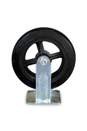 Колеса большегрузные неповоротные обрезиненные