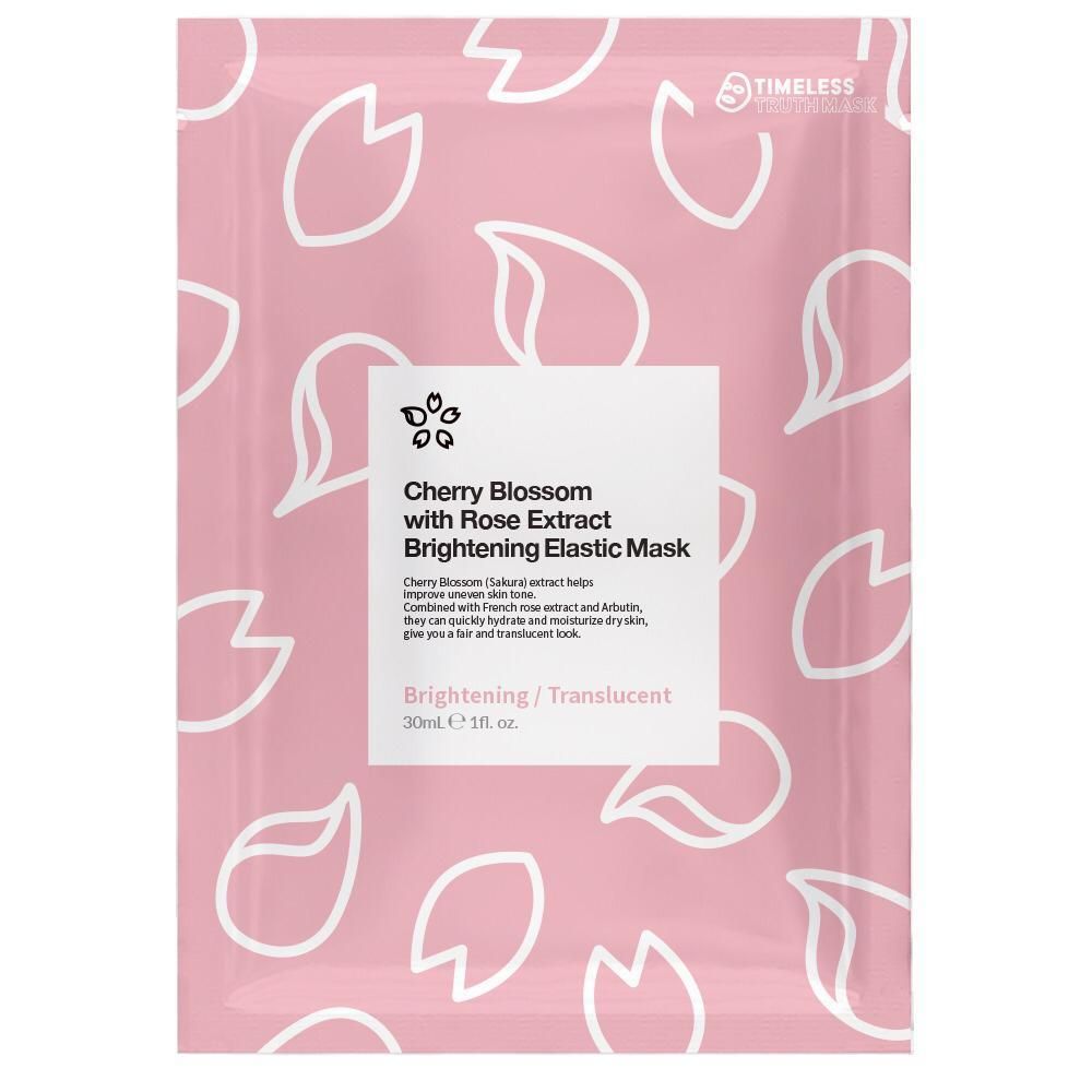 TIMELESS TRUTH MASK Осветляющая эластичная маска с экстрактом цветов сакуры и розы 1 шт