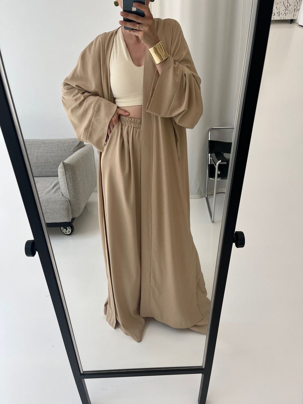 Костюм двойка брюки + халат MIRA