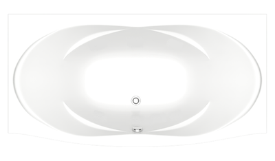Ванна акриловая BAS Фиеста 1940х1005 с каркасом