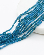 Бусины Апатит граненый, размер 2,2-2,3 мм, цена за нить 38 см