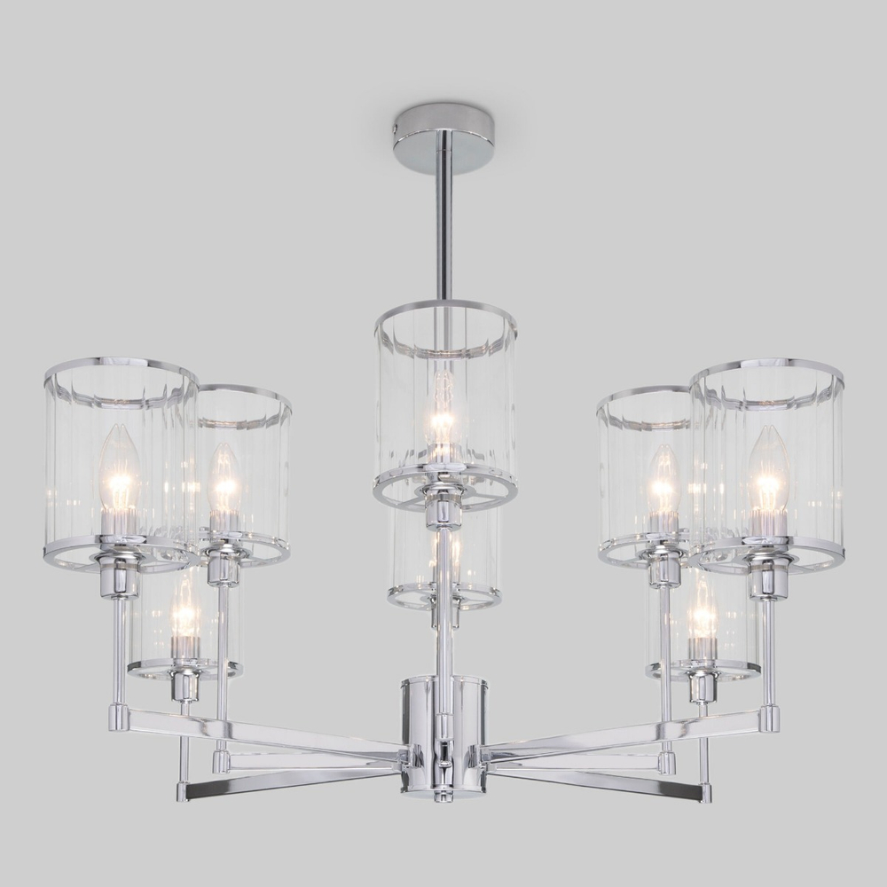 Потолочная люстра Eurosvet 60144/8 хром