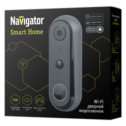 Звонок электрический Navigator 82 637 NSH-DB-01-WiFi