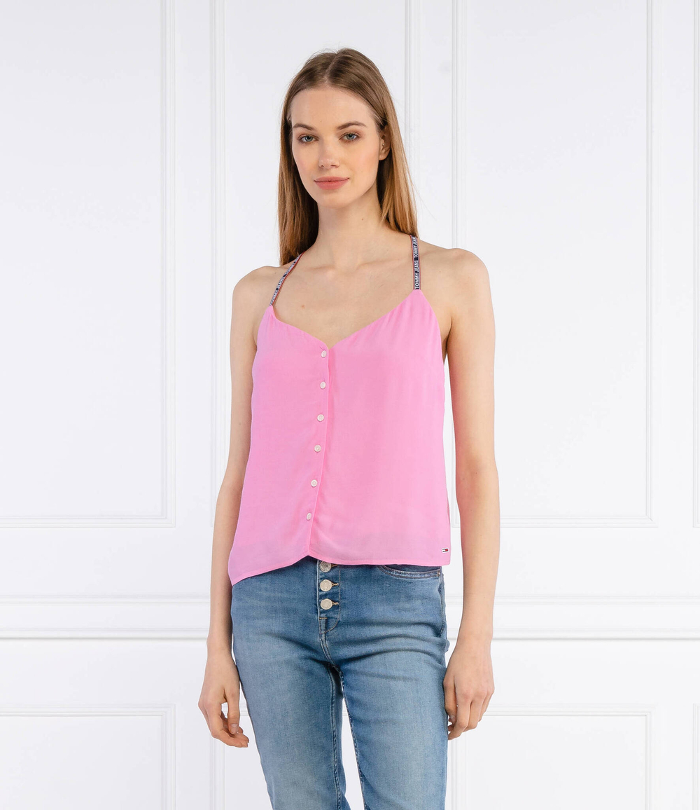 топ tjw cami Tommy Jeans - розовый(DW0DW09762)