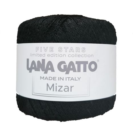 Пряжа Lana Gatto Mizar 9310 черный