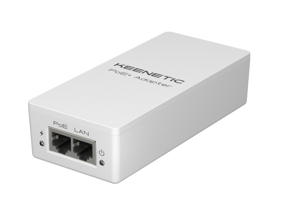 Гигабитный адаптер питания Keenetic PoE+ Adapter (KN-4510)