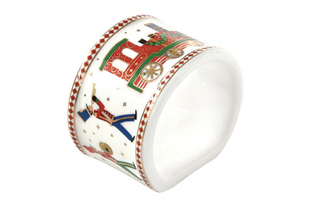 Набор колец для салфеток 4шт 4.5см Easy Life Полярный экспресс