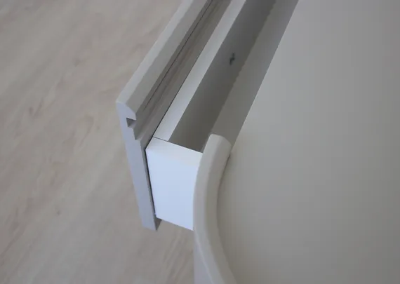 Комод Lagom 3 ящика ширина 120 см (серо-бежевый)