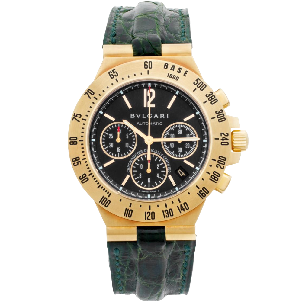 Bvlgari Diagono Pro Terra  Professional Chronograph Yellow Gold Watch (CH40GLDTA)