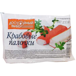 Крабовые палочки Достойный выбор 190 гр