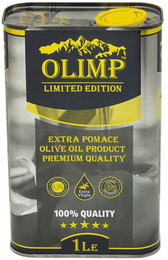 Масло оливковое ж/б Olimp Extra pomace Olive Oil limited edition 1 л (Греция)