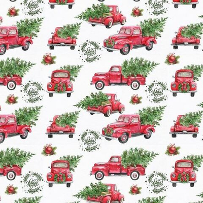 Бумага упаковочная 50х70 см «Зимнее путешествие» (1 лист)