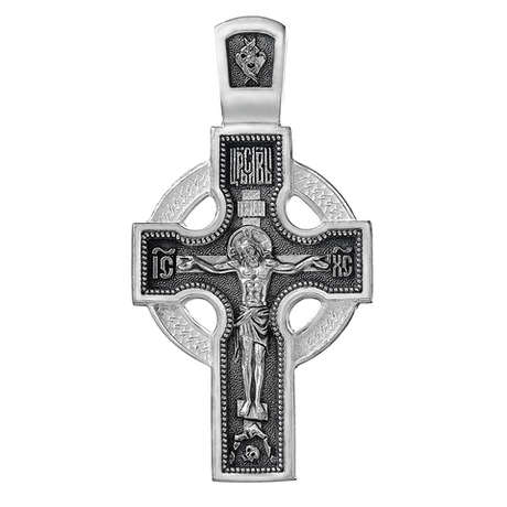 Крест из серебра/Частичное чернение