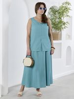 Блуза (топ) Камео-6 Виотекс БИРЮЗОВЫЙ