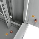 Шкаф настенный 19", 22U Cabeus SH-05F-22U60/60m-R