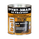 ГРУНТ- ЭМАЛЬ ПО РЖАВЧИНЕ "DALI" 3 В 1 МОЛОТКОВАЯ ЗЕЛЕНАЯ 2л "РОГНЕДА"