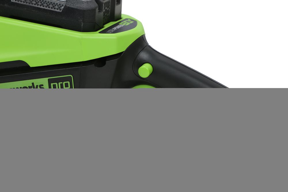 Цепная пила аккумуляторная Greenworks GD60CS25k4 Арт. 2008907UB, 60V, 40 см, бесщеточная, 2500 Вт, с 1хАКБ 4 Ач. и ЗУ