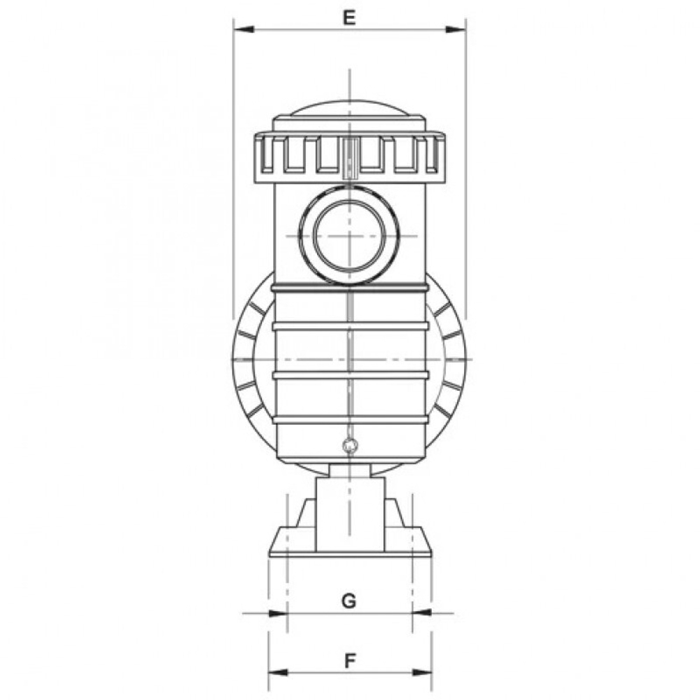 Насос "Maxim" 3.5HP с префильтром, 50 м3/ч, H=10 м, 380В, 2.5 кВт