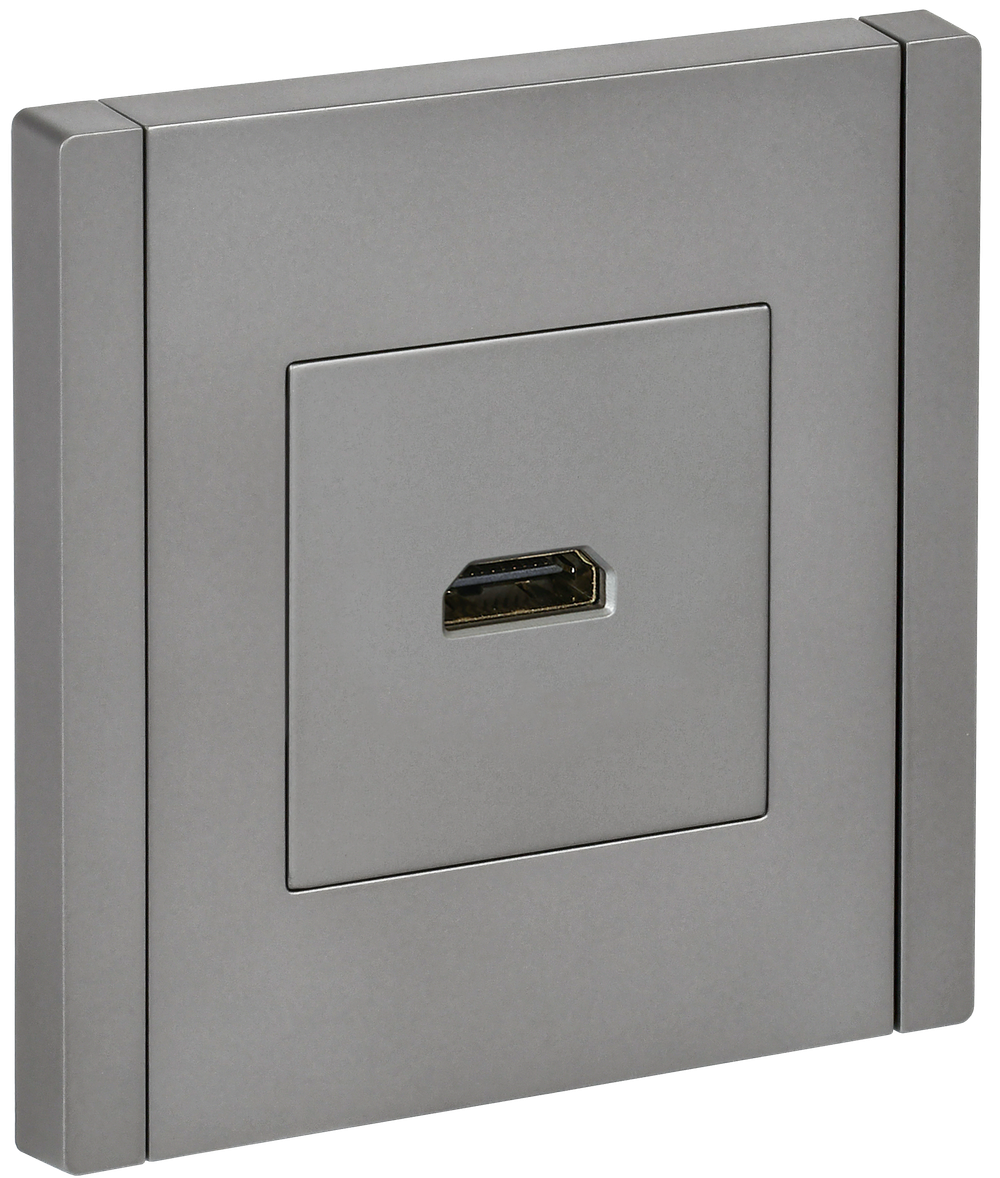 FORTE&PIANO Розетка HDMI FP540 сталь IEK