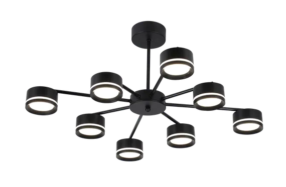 9490/4+4 BLACK (1) Люстра (RL)