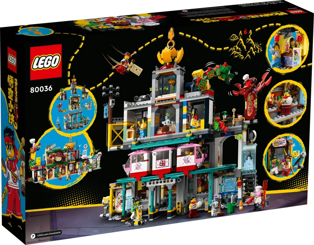 Конструктор LEGO Monkie Kid 80036 Город фонарей