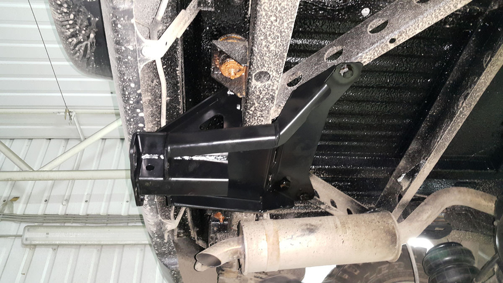 Фаркоп усиленный для УАЗ Патриот 2005+ под штатный бампер (без шара и переходника) РИФ