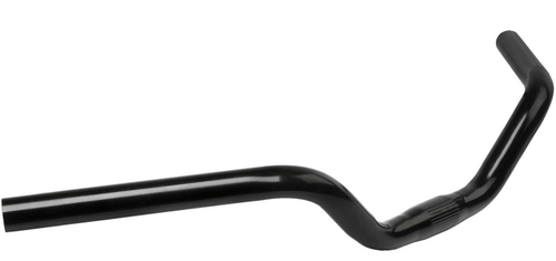 Руль турист. сталь. изогн. 44' 22,2/25,4x600х60мм черный M-WAVE