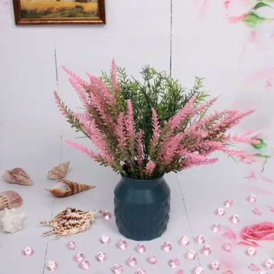 Ваза из пластика «Marlen-Элли» 0,8л 12,5*9,5см цвет синий