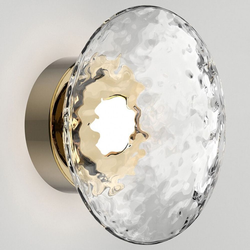 Накладной светильник Eurosvet Ripple 50389/1 LED латунь