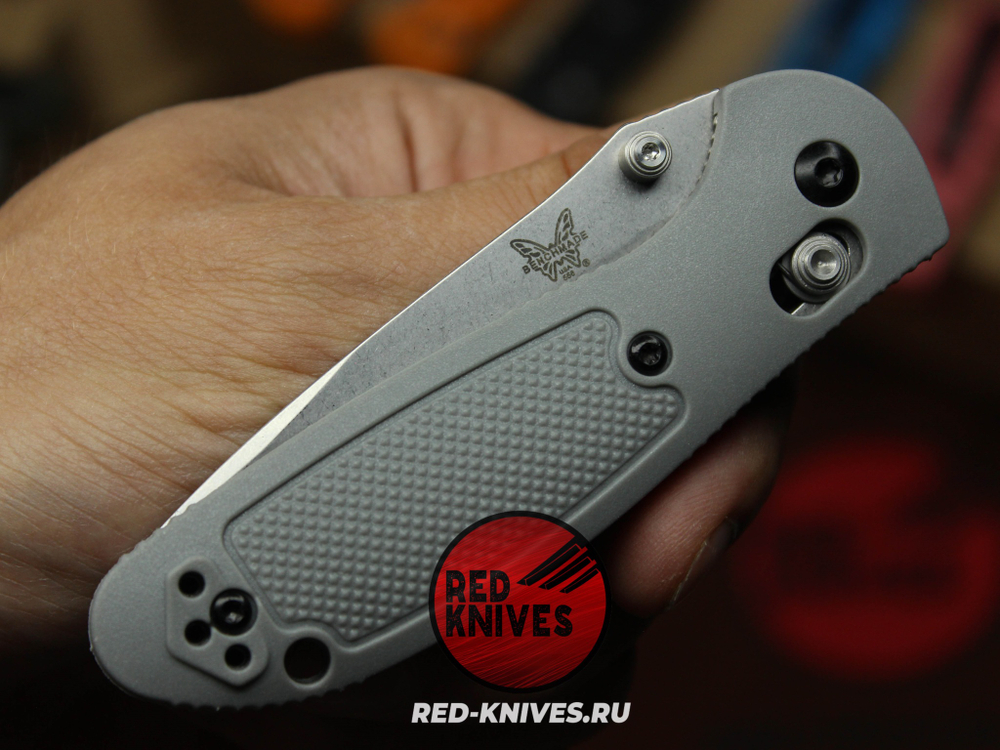 Нож Benchmade 556 Griptilian Mini - серый нейлон, клинок стоунвош RK/Н35