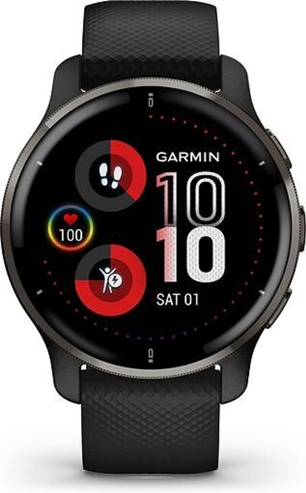 Умные часы Garmin Venu 2 Plus Черный