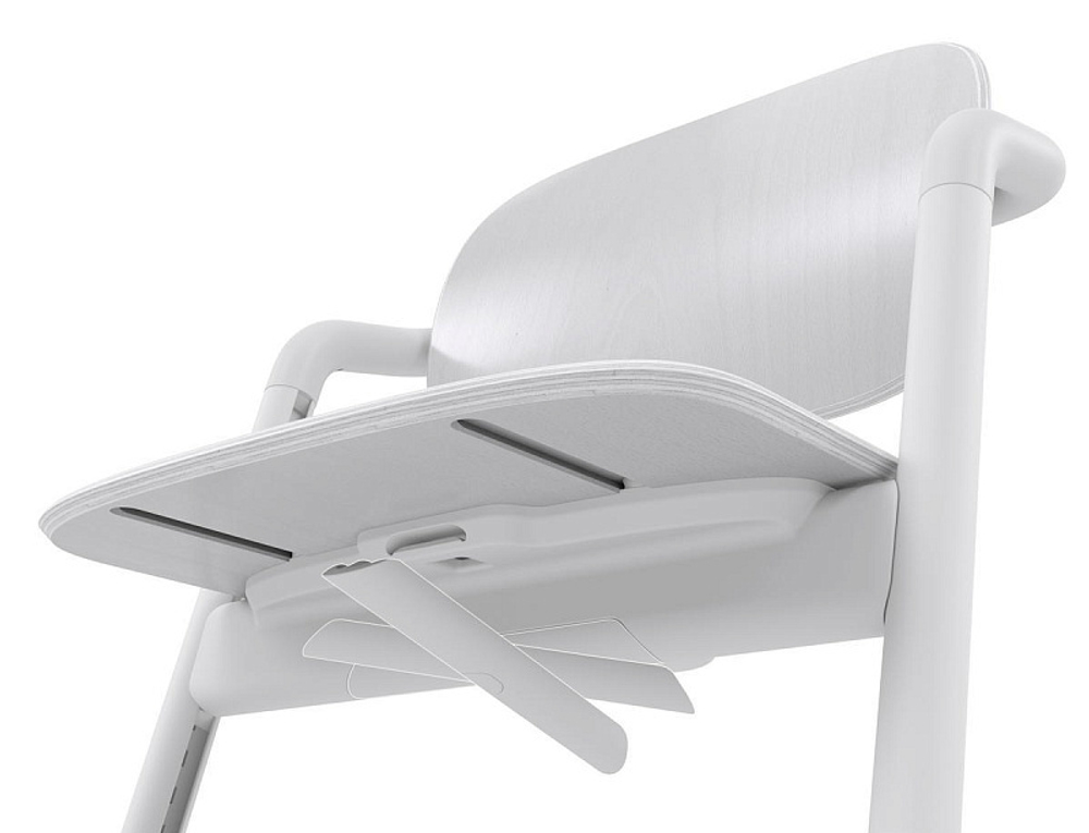 Стульчик для кормления Cybex Lemo 4 в 1 с мягкими чехлами Comfort Inlay All White/Stone Blue