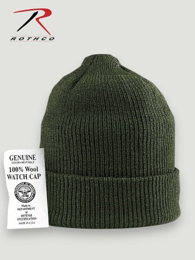 Шапка - GENUINE Watch Cap Wool (оливковая)