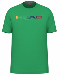 Футболка для мальчика теннисная Head Junior Off Court Rainbow T-Shirt - candy green